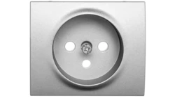 SISTENA LIFE Plakietka gniazda pojedynczego metalic 771327