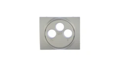 SISTENA LIFE Plakietka gniazda RTV/SAT metalic 771373