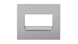 SISTENA LIFE Plakietka gniazda teleinformatycznego metalic 771375