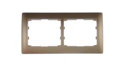 SISTENA LIFE Ramka podwójna pozioma titan 771402