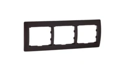 SISTENA LIFE Ramka potrójna pozioma choco 771203