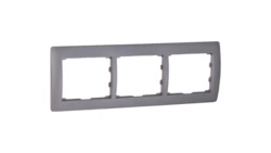 SISTENA LIFE Ramka potrójna pozioma metalic 771303