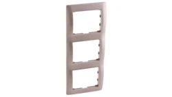 SISTENA LIFE Ramka potrójna pionowa titan 771407