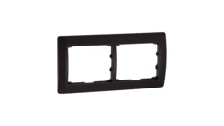 SISTENA LIFE Ramka podwójna pozioma choco 771202