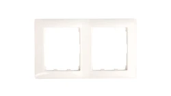 SISTENA LIFE Ramka podwójna pionowa arctic 771006