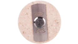 Przycisk dzwonkowy okrągły z podświetleniem beżowy 1A/250V PDK-252-BEZ YNS10000021