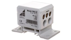 Blok rozdzielczy 2x4-50mm2/2x4-35mm2/3x2,5-25mm2 szary montaż płaski i na szynie TH DB2-S 48.23