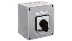 Łącznik krzywkowy 0-gwiazda-trójkąt 100A w obudowie pokrętło czarne SK100-4.831OB18