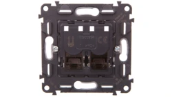 VALENA LIFE Gniazdo komputerowe podwójne RJ45 kat.6a UTP 753045