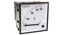 Woltomierz 1-fazowy analogowy 0-500V pulpitowy 96x96mm kl.1,5 VLT 16075