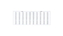 Oznaczniki WSB 10x 71-80 biały 249-603 /5szt./