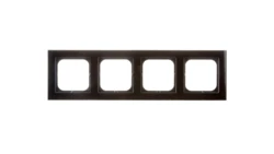 SONATA Ramka poczwórna czarne szkło R-4RG/32