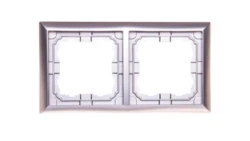 KOS66 Ramka podwójna aluminium 664082