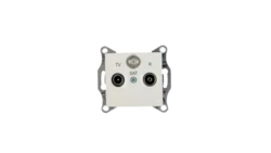 Sedna Gniazdo antenowe RD/TV/SAT końcowe 1dB białe SDN3501321