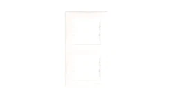 Sedna Ramka podwójna pionowa biała SDN5801121