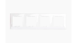 Sedna Ramka poczwórna biała pionowa SDN5802021