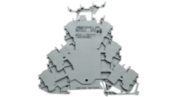 Złączka szynowa 3-piętrowa 2,5mm2 L szara 2002-3238 TOPJOBS /50szt./