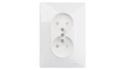 Sedna Gniazdo podwójne z/u 16A IP20 kremowe SDN2800623