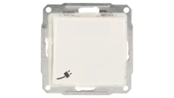 Sedna Gniazdo bryzgoszczelne pojedyncze z/u 16A IP44 z klapką kremowe SDN2800323