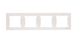 Sedna Ramka poczwórna kremowa pozioma SDN5800723