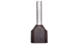 Końcówka tulejkowa podwójna izolowana /czarna/ TV 1,5-10 /100szt./