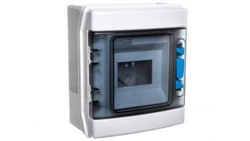Rozdzielnica modułowa 1x6 natynkowa odporność UV IP65 IKA-1/6-ST-UV 174188