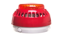 Sygnalizator akustyczny 16-32,5V DC 100dB IP21C czerwony SA-K7