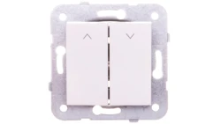 Karre Przycisk Żaluzjowy 2-Przyciskowy, Kolor Biały / 90963616