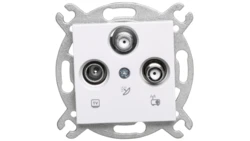 Karre Gniazdo Tv-2xsat, Kolor Biały / 90963653