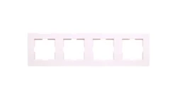 Karre Ramka 4-Krotna, Kolor Biały / 90960263