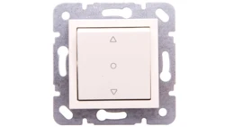 Karre Łącznik Żaluzjowy 1-Przyciskowy, Kolor Krem / 90967272