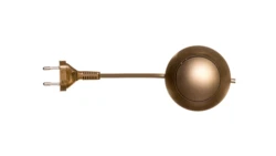 Przewód przyłączeniowy 250cm z wyłacznikiem nożnym złoty SP/WN2,5(2X0,75)ZLT PRW10000364