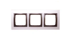 Simon 54 Nature Ramka potrójna szkło BURZOWA CHMURA DRN3/72