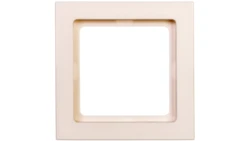 Berker Q.3 Ramka pojedyncza pozioma/pionowa biała aksamit 10116099