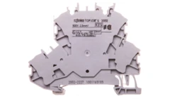 Złączka 2-piętrowa 2,5mm2 PE/L szara TOPJOBS 2002-2227 /50szt./