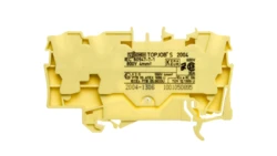 Złączka szynowa 3-przewodowa 4mm2 żółta TOPJOBS 2004-1306 /50szt./