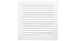 Kratka wentylacyjna 150x150mm biała siatka TRU2