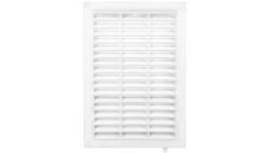 Kratka wentylacyjna 128x197mm biała żaluzja+sznurek T59