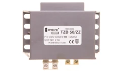 Transformator 1-fazowy bezpieczeństwa TZB 50/ZZ 230/ 24V 2,08A, Ta 40, 16024-9932