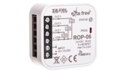 Radiowy odbiornik dopuszkowy 3-kanałowy zasilanie 10-24 VDC ROP-06 EXF10000092