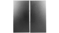 Simon 54 Klawisz podwójny łącznika schodowego do SW6/2M srebrny mat DKW6/2/43