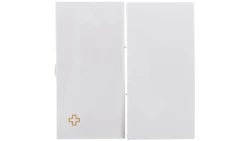 Simon 54 Klawisz do łącznika podwójnego schodowego SW6/2M antybakteryjny biały DKW6/2/AB11