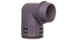 Dławnica kątowa do węża osłonowego PG29 IP68 SILVYN KLICK 90 stopni 29 szara 61801060