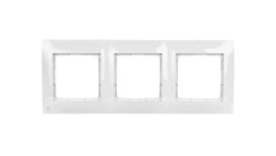 Simon 54 Premium Ramka potrójna antybakteryjna biała DR3/AB11