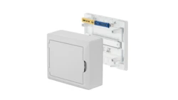 Rozdzielnica modułowa 1x8 n/t ECONOMIC BOX RN 1/8 drzwi białe (N+PE) IP40 2502-00