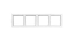 Berker Q.3 Ramka poczwórna biały aksamit 10146099