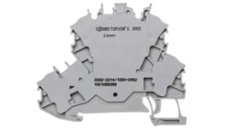 Złączka 2-piętrowa 2,5mm2 diodowa szara TOPJOBS 2002-2214/1000-492 /50szt./