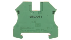 Złączka szynowa ochronna 4mm2 żółto-zielona WPE 4 1010100000