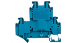 Złączka szynowa 2-piętrowa 4mm2 niebieska Ex UTTB 4-PV BU 3059265