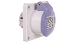 Gniazdo tablicowe niskonapięciowe proste 16A 2p 24V bez wpustu pomocniczego IP44 4322